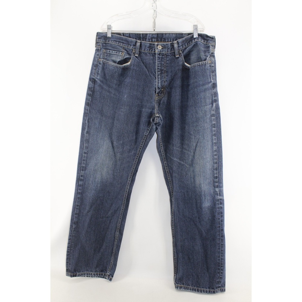 Levi's 559 Jeans Mens 38x32 Blue Medium Wash Straight Leg Relaxed Fit